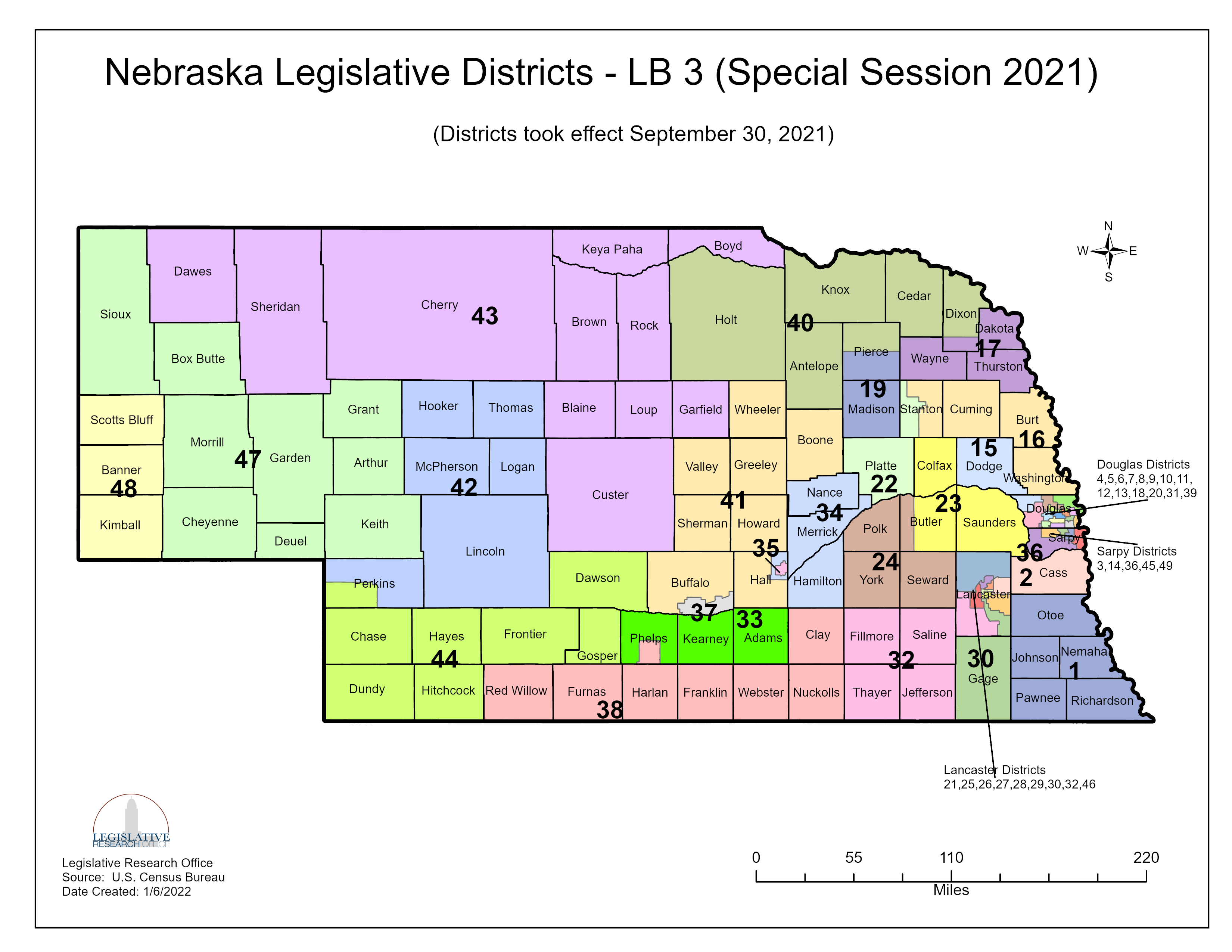 Map showing Nebraska State Senate District 8 boundaries including Benson, Dundee, and Central Omaha neighborhoods
